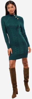 Lipsy Pletené šaty  smaragdová