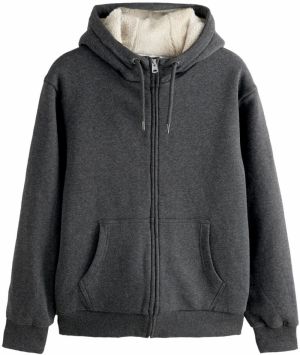 Next Flisová bunda  čadičová