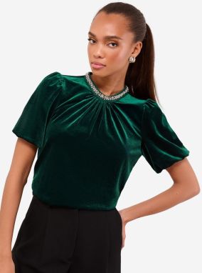 Lipsy Tričko  tmavozelená