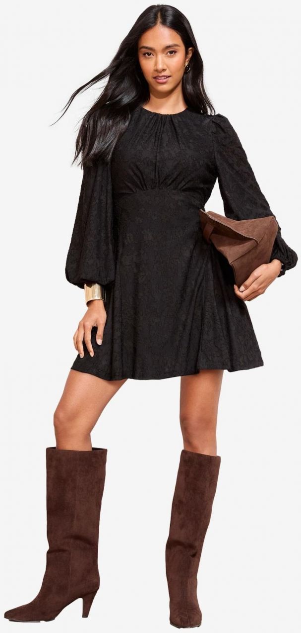 Friends Like These Kokteilové šaty  čierna