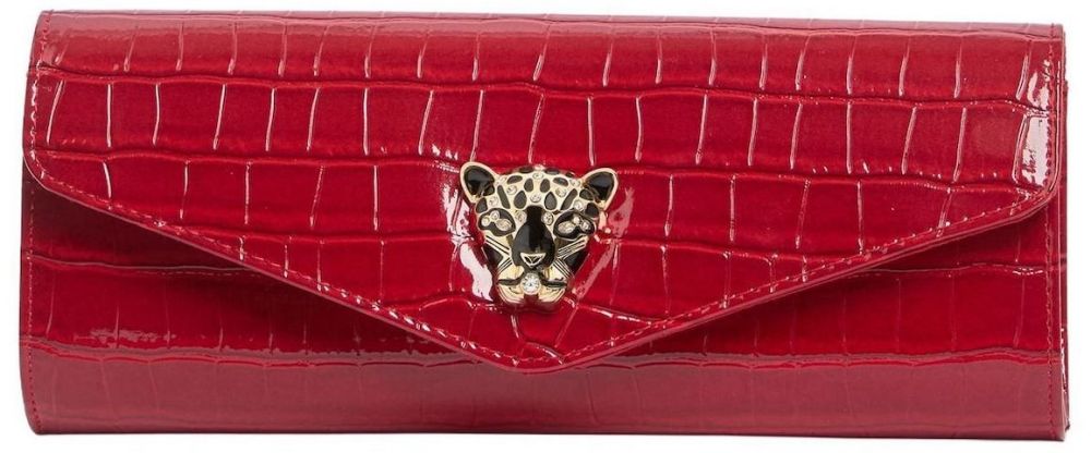 Lipsy Listová kabelka  červená