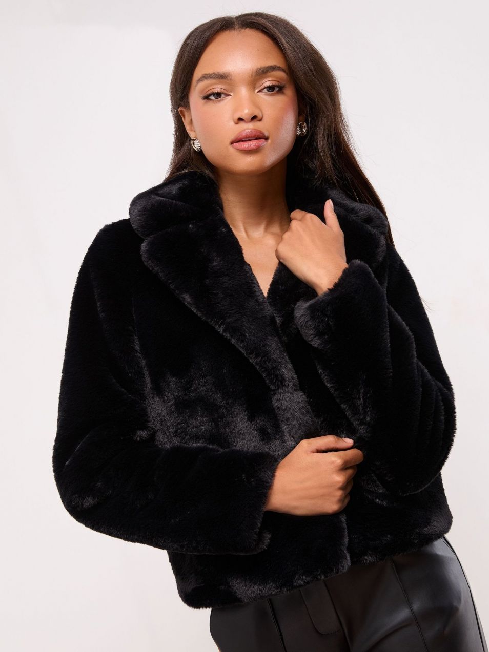 Lipsy Zimný kabát  čierna