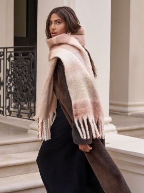 Lipsy Šál  béžová / telová / kiwi