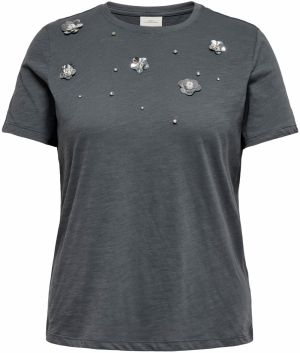 ONLY Carmakoma Tričko 'CARKITA'  tmavosivá