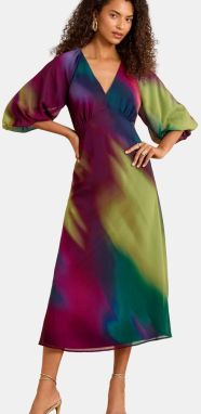 love & roses Šaty  námornícka modrá / kiwi / cyklaménová / ružová