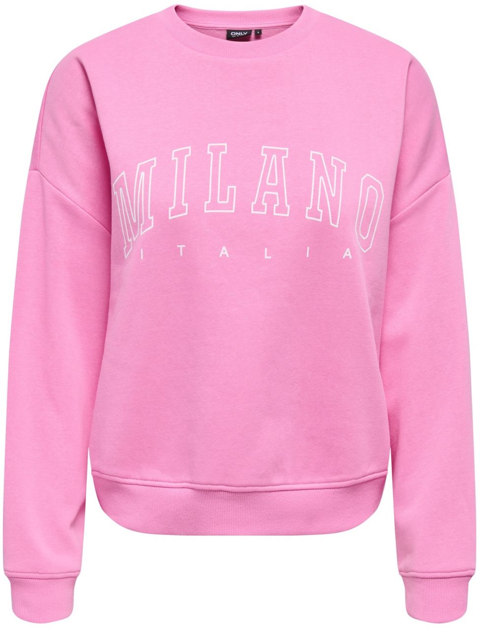 ONLY Mikina  ružová / biela