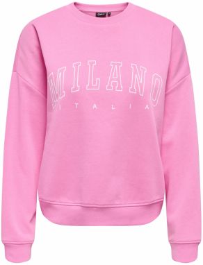 ONLY Mikina  ružová / biela