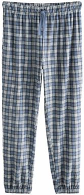 Next Pyžamové nohavice 'Motion Flex'  modrosivá / svetlosivá / čierna