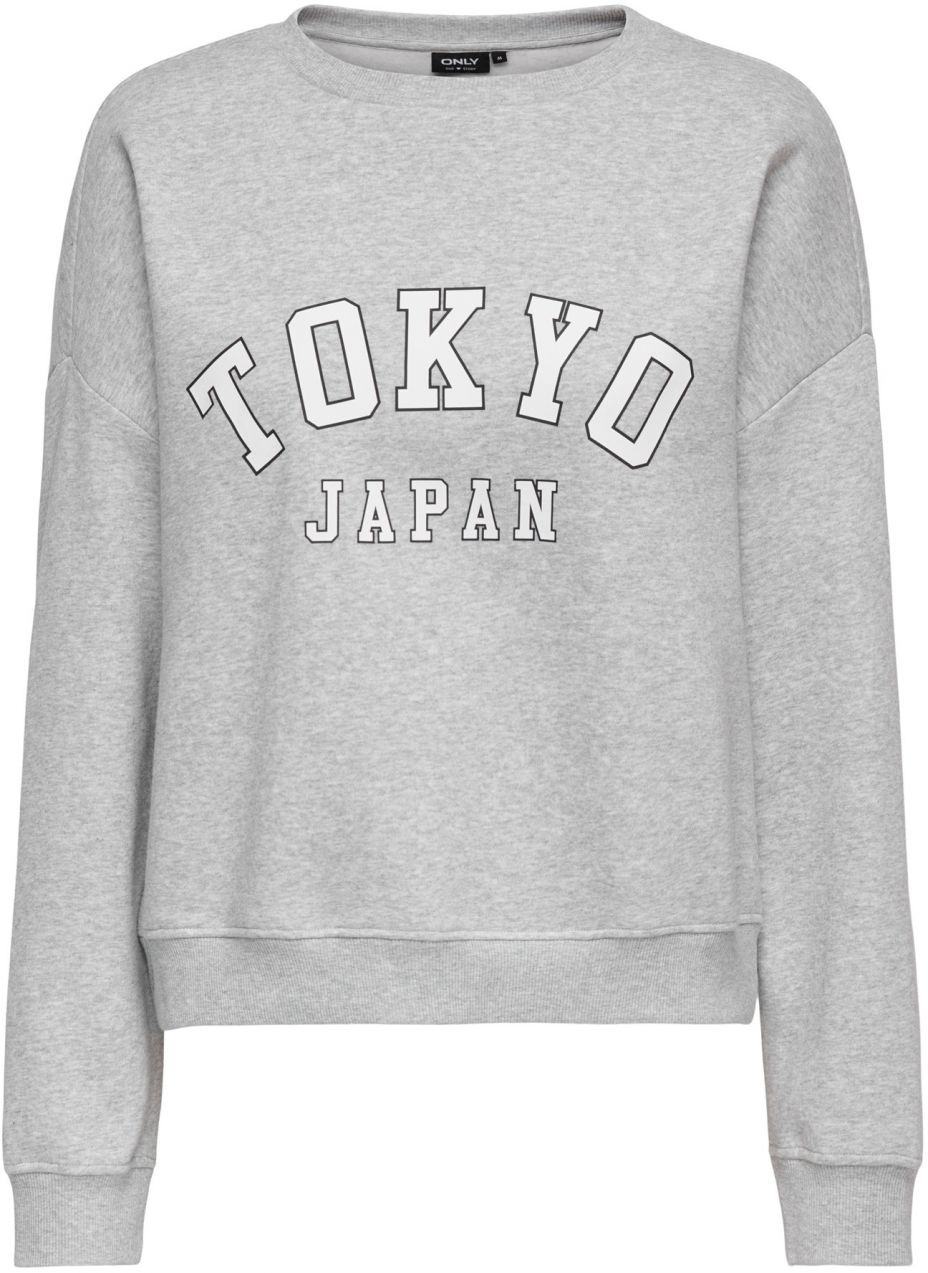 ONLY Mikina  sivá / čierna / biela