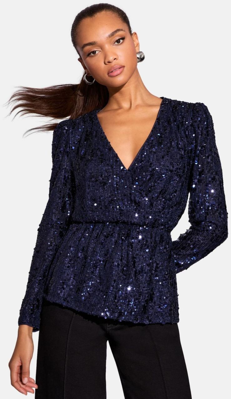 Lipsy Blúzka  námornícka modrá