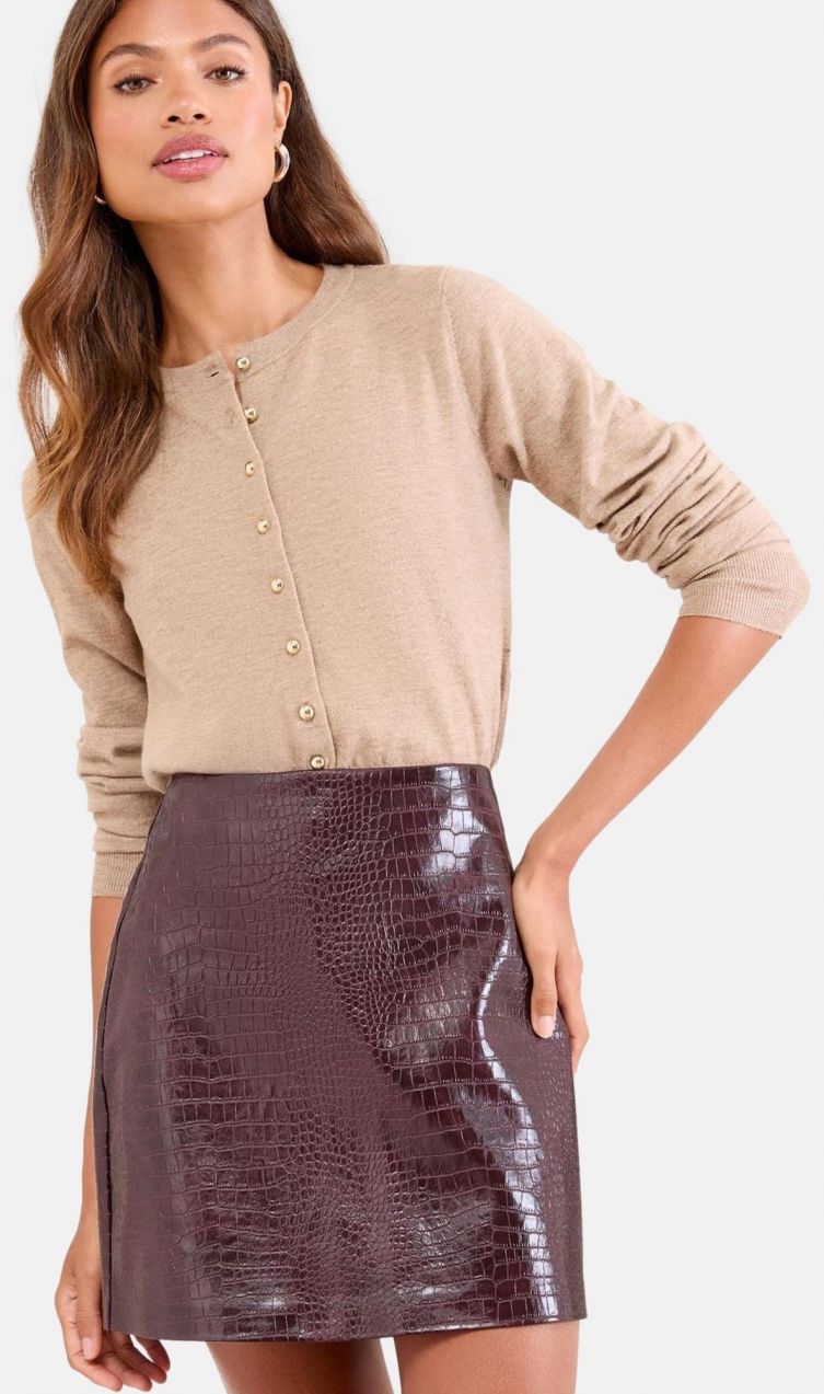 Lipsy Sukňa  burgundská