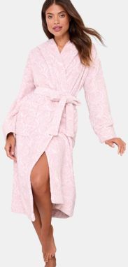 Lipsy Dlhý župan  ružová / svetloružová