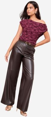 Friends Like These Top  modrofialová / vínovo červená