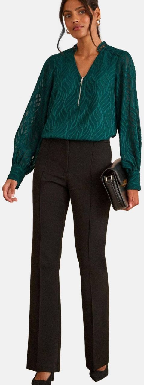 love & roses Blúzka  modrozelená