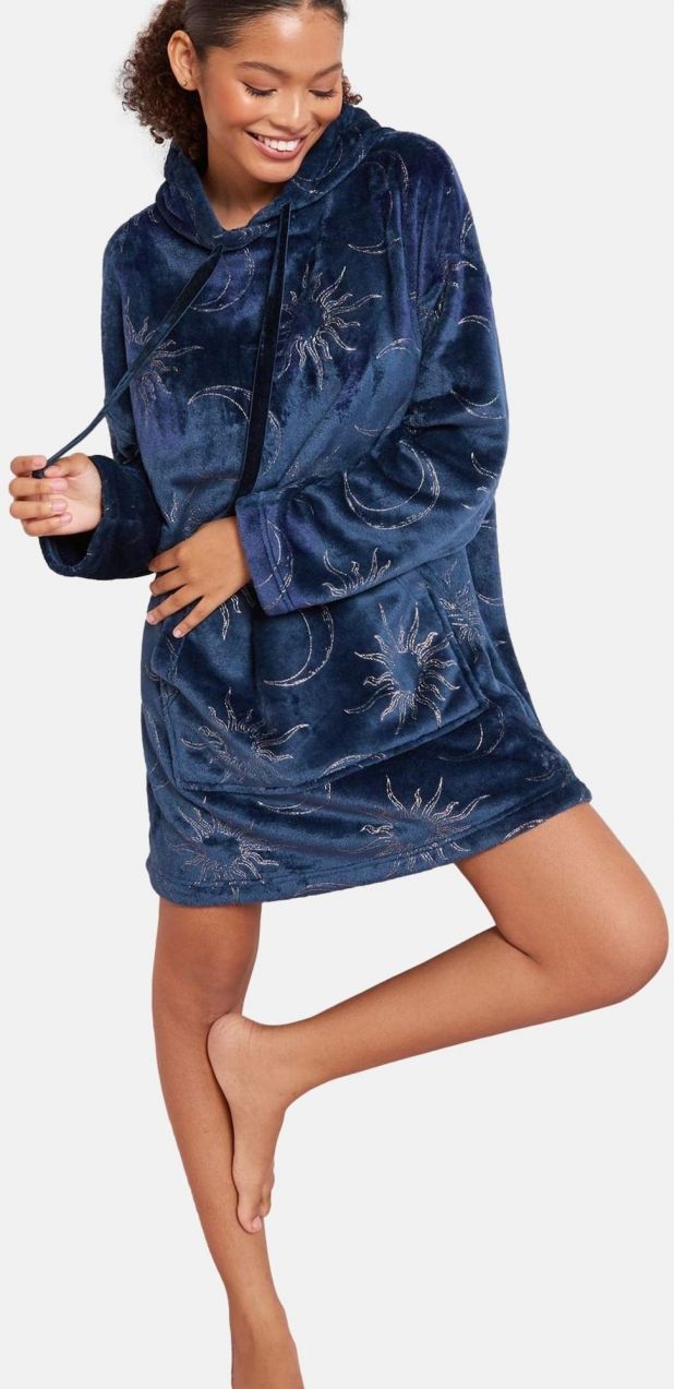 Friends Like These Dlhý župan  námornícka modrá / námornícka modrá