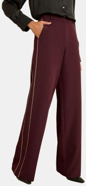 love & roses Nohavice  žltá / vínovo červená