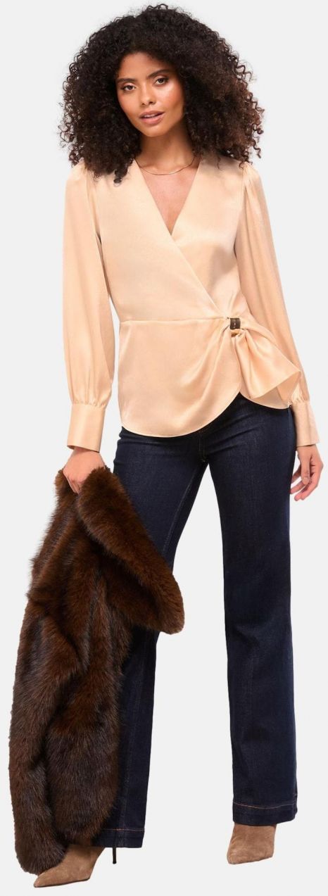 Lipsy Blúzka  zlatá