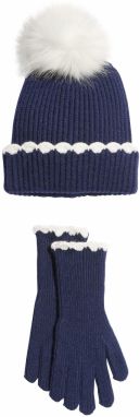 love & roses Čiapky  námornícka modrá / biela