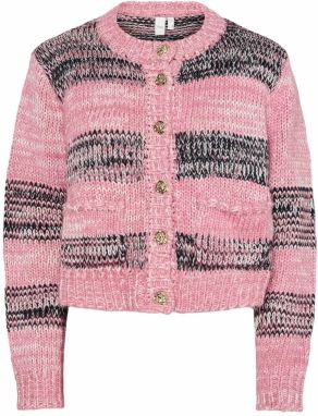 YAS Kardigán  ružová / čierna / biela