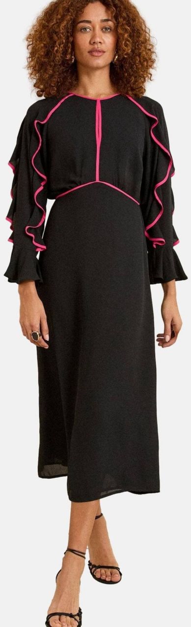 love & roses Šaty  ružová / čierna