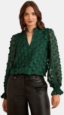 love & roses Blúzka  tmavozelená