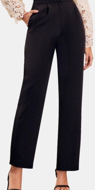 love & roses Plisované nohavice  čierna