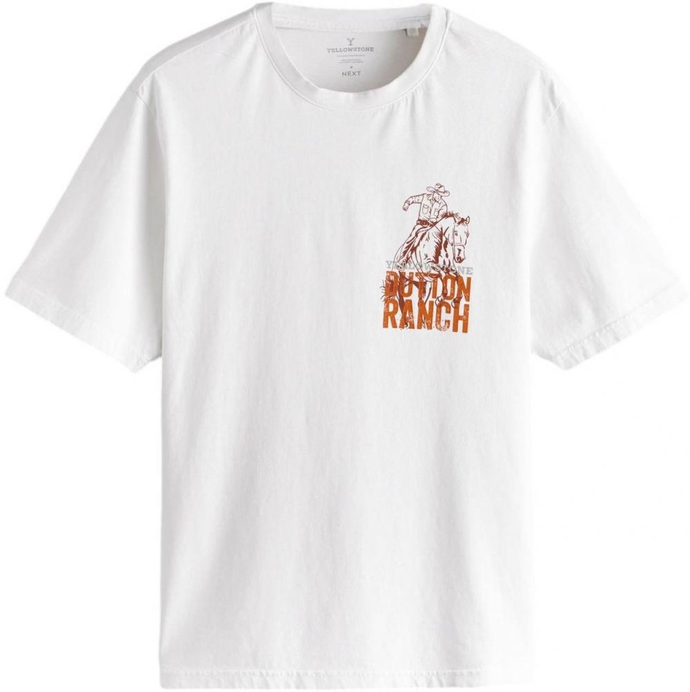 Next Tričko  sivá / oranžová / biela