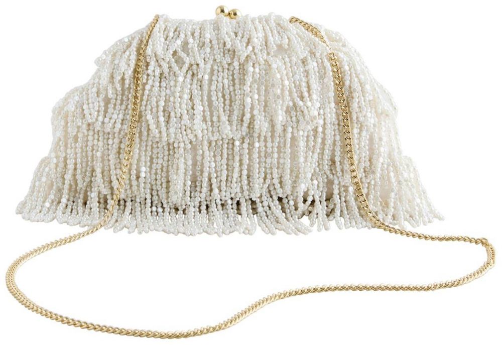 Next Listová kabelka  biela