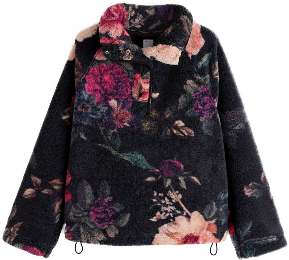 Next Sveter  tmavozelená / fialová / púdrová / čierna