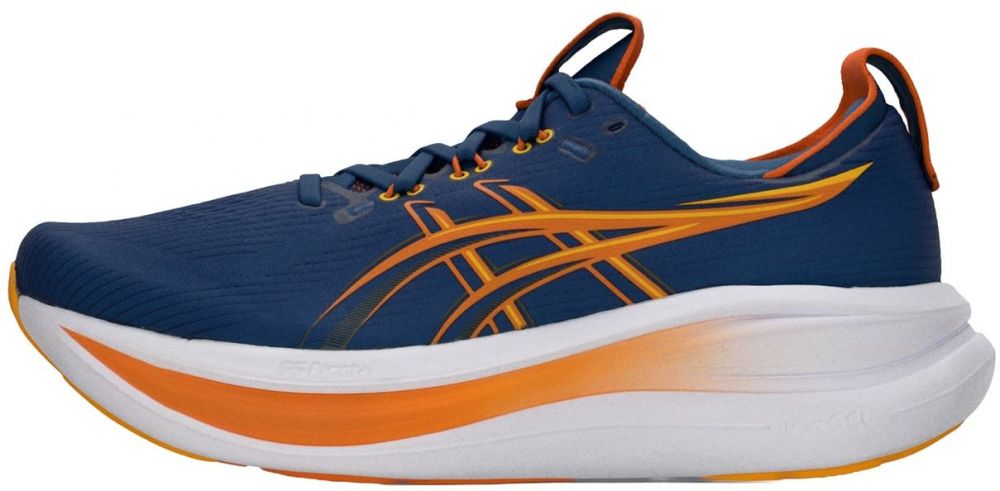 ASICS Bežecká obuv 'GEL-NIMBUS 28'  námornícka modrá / oranžová / čierna