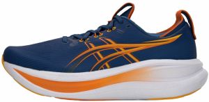 ASICS Bežecká obuv 'GEL-NIMBUS 28'  námornícka modrá / oranžová / čierna