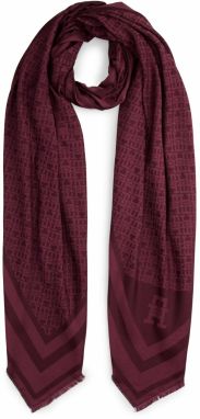 TOMMY HILFIGER Šál  burgundská / vínovo červená