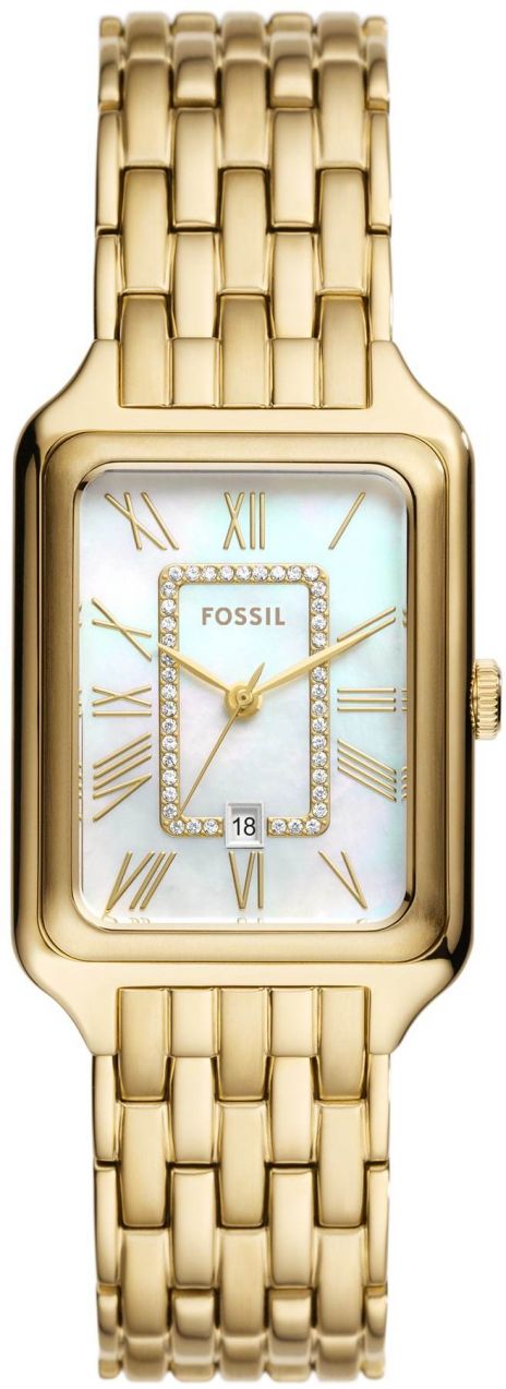 FOSSIL Analógové hodinky 'SET RAQUEL+PURSE'  zlatá