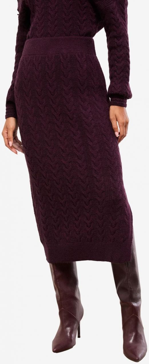 Lipsy Sukňa  burgundská