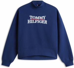 TOMMY HILFIGER Mikina 'CLASSIC'  modrá / červená / biela