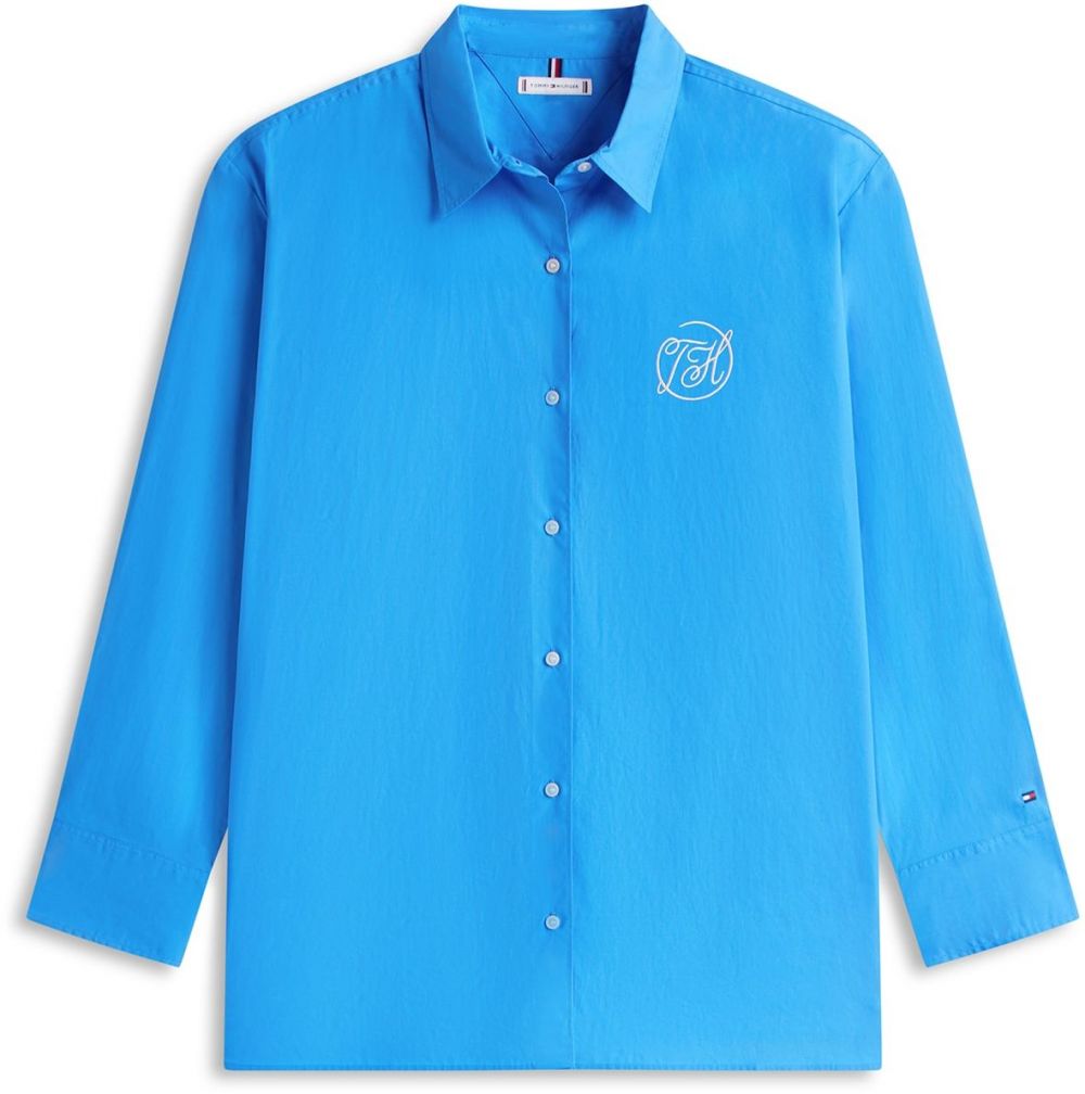 Tommy Hilfiger Curve Blúzka  azúrová