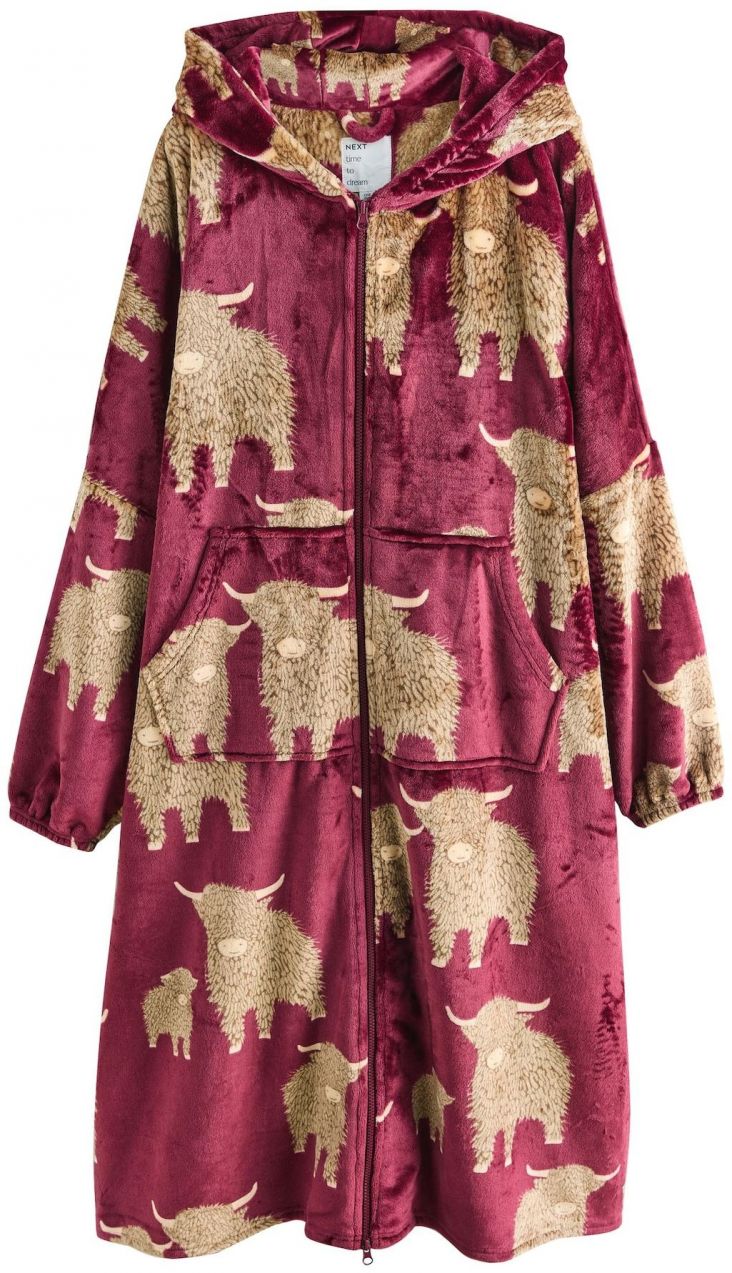 Next Tepláková bunda  burgundská