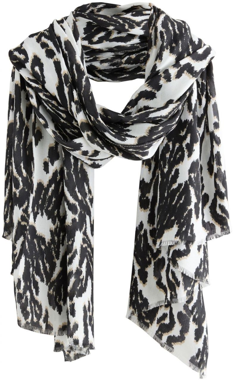 Next Šál  čierna / biela