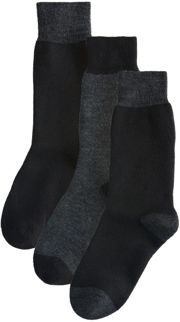 Next Ponožky  sivá melírovaná / čierna