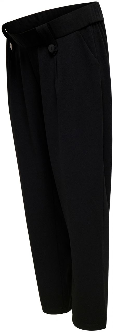 Only Maternity Plisované nohavice 'OLMSANIA'  čierna