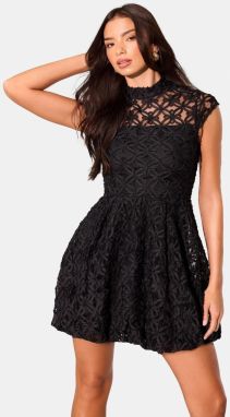 Lipsy Kokteilové šaty  čierna