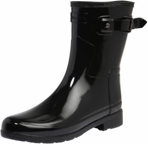 HUNTER Gumáky 'ORIGINAL REFINED SHORT GLOSS'  čierna