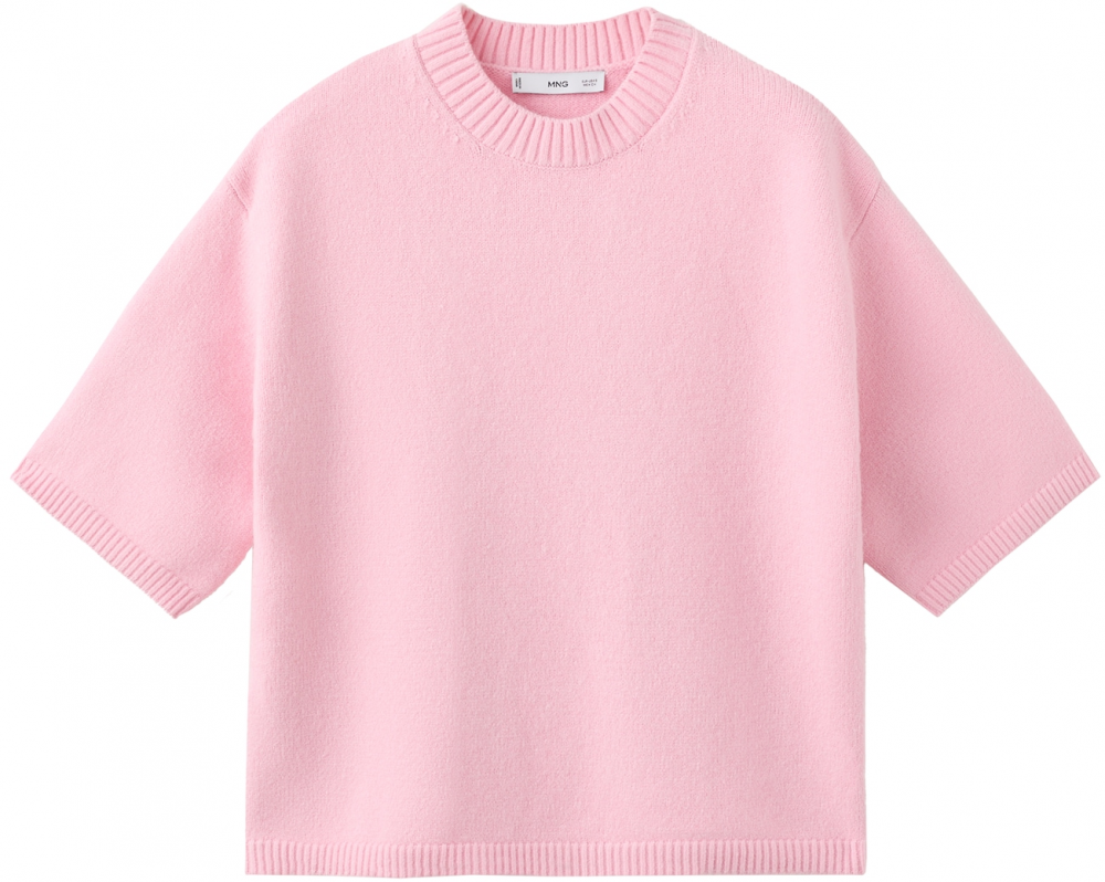 MANGO Sveter 'LLOBRE'  ružová