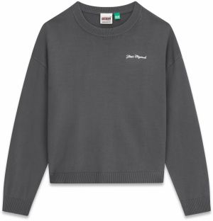 GUESS Originals Mikina 'WING'  tmavosivá / biela