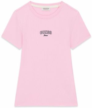GUESS JEANS Tričko  ružová