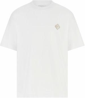 GUESS Tričko  tmelová / biela