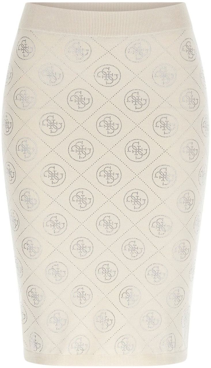 GUESS Sukňa  svetlosivá