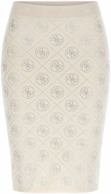 GUESS Sukňa  svetlosivá