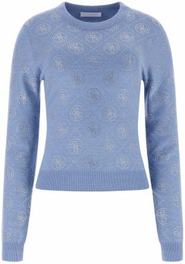 GUESS Sveter  svetlomodrá