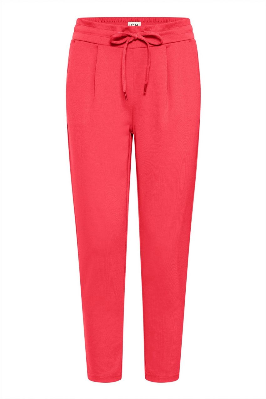 ICHI Plisované nohavice 'IHKATE'  malinová